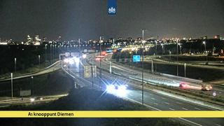Click for full screen live camera. A1, knooppunt Diemen