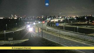 Click for full screen live camera. A1, knooppunt Diemen