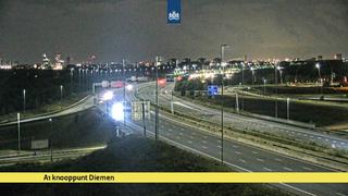 Click for full screen live camera. A1, knooppunt Diemen