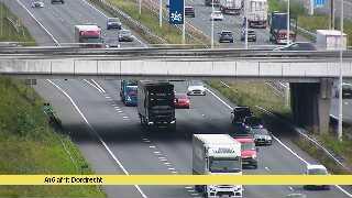 Click for full screen live camera. A16, Dordrecht